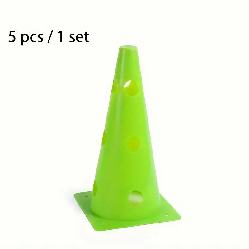 5pcs 32CM Perforated Sign Barrels Obstacles Road Cones Barricades Soccer Basketball Training Equipment - Buy online at  Vibe In Cart.