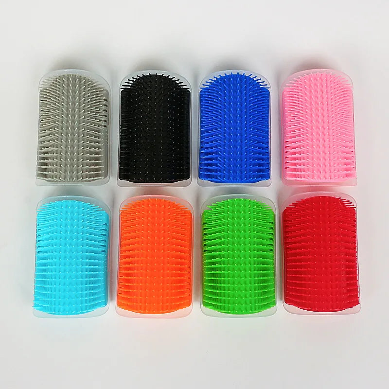 Cat Massage Tool Pet Hair Removal Massage Comb Wall Corner Self Cleaning Rubbing Brush Cats Toys Pet Beauty Supplies - Buy online at  Vibe In Cart.