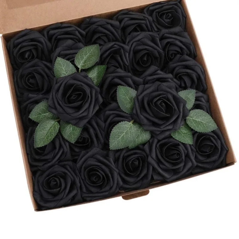 10~100pcs Rose Artificial Flowers Foam Fake Roses Wedding Bouquets Centerpieces Mothers Day Valentines Gifts Party Decoration - Buy online at  Vibe In Cart.