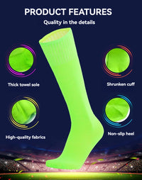 Loogdeel Football Sports Socks Long Knee Cotton Solid Color Kids Legging Stockings Soccer Baseball Ankle Adults Children Socks - Buy online at  Vibe In Cart.