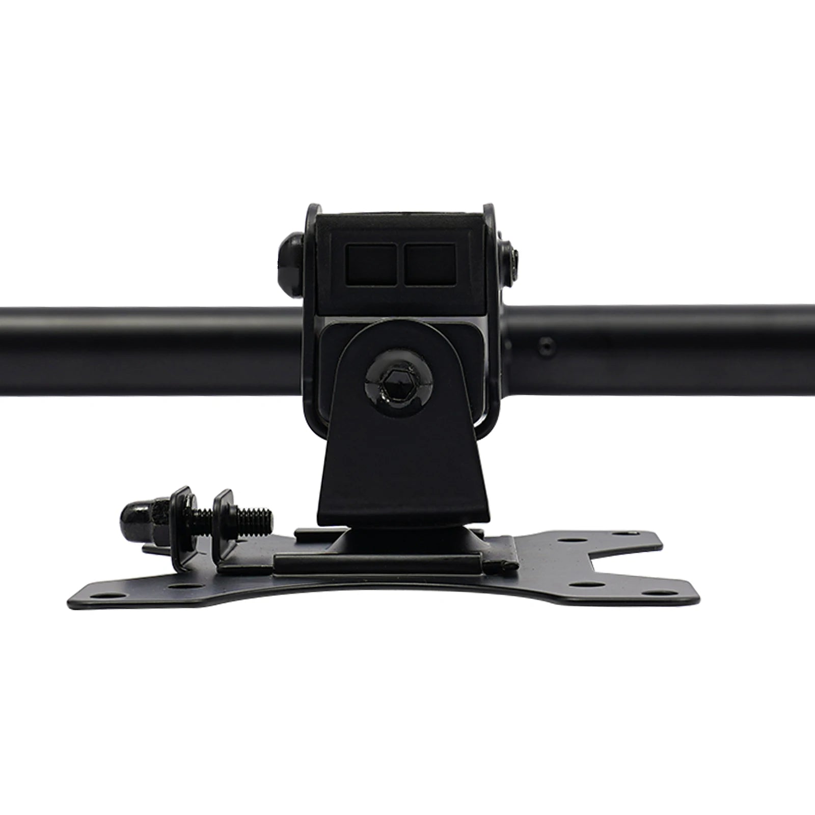 Adjustable Height Monitor Arm for 10-27 Inch Screens with 360 Degree Rotation in Black