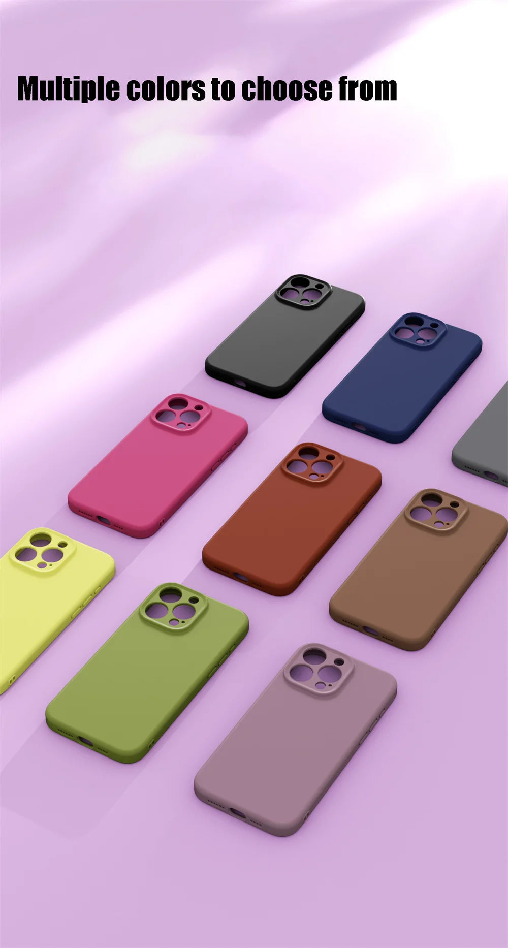 Liquid Silicone Phone Case with Wireless Charging Support