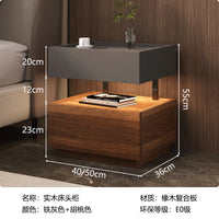 Modern Moroccan Bedside Table with Storage