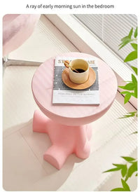 Light Luxury Cartoon Sofa Edge Table Creative Flat Head Coffee Table Small Household Plastic Coffee Table Furniture Side Table - Buy online at  Vibe In Cart.