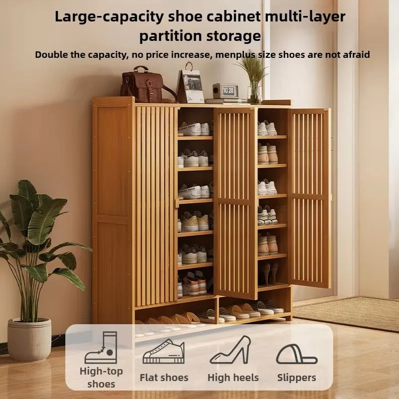 Shoe cabinet for home use, doorstep storage cabinet, wall facing hallway, indoor entrance, rental room, multi-layer shoe rack - Buy online at  Vibe In Cart.