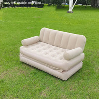 Seat Outdoor Inflatable Sofa Lazy Inflatable Sofa Bed Camping Inflatable Mattress Foldable Air Mattress Electric Inflation Pump - Buy online at  Vibe In Cart.