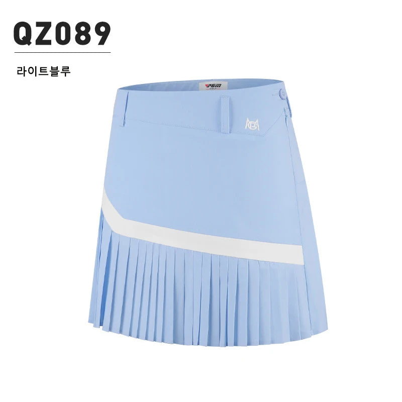 PGM Golf skirt for women‘s summer sports shorts with breathable base pants and a pleated QZ089