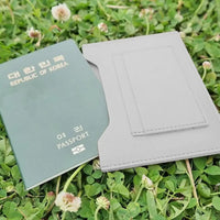 Waterproof PU Passport Cover with Multi-Slots, Large Capacity, 14.2cm