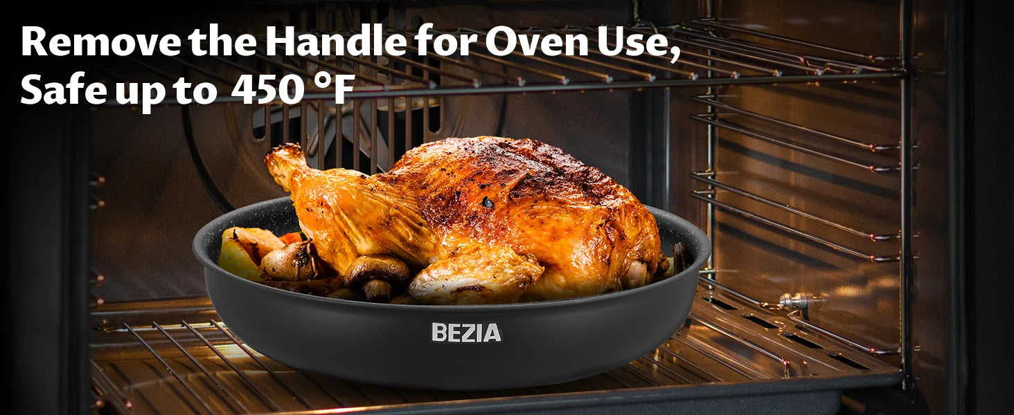 Induction Cookware Set 13 Pieces, Nonstick Pots and Pans Set with Removable Handles, for All Hobs, Stackable Design for RV - Buy online at  Vibe In Cart.