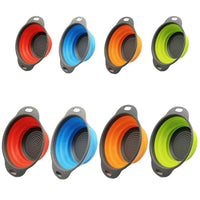 Silicone Folding Drain Basket Fruit Vegetable Washing Basket Foldable Strainer Colander Collapsible Drainer Kitchen Storage Tool - Buy online at  Vibe In Cart.