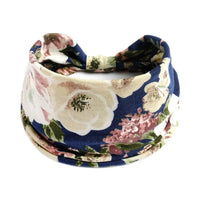 Unisex Fashion Cotton Print Wide Elastic Turban Hairband for Sports