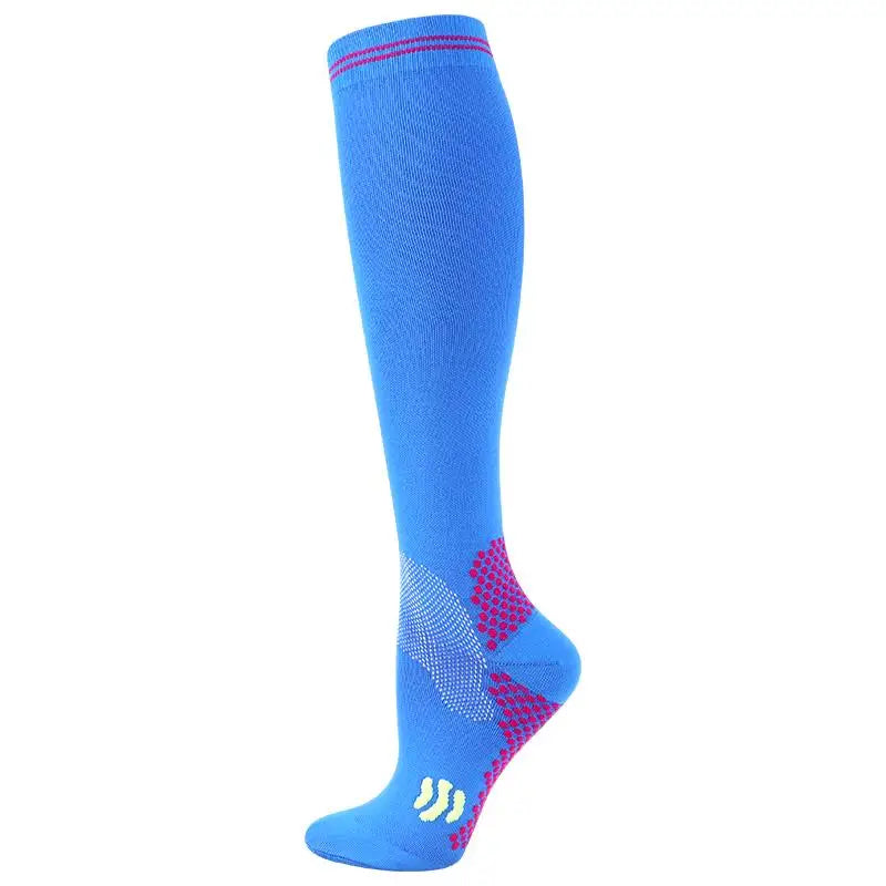 Knee-High Unisex Compression Socks for Varicose Veins 20-30 mmHg for Running and Cycling