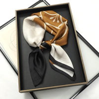 Women's 70x70cm Square Silk Scarf Shawl Headband