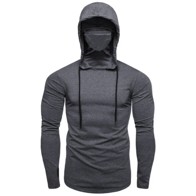 2025 Men Balaclava Zip Hoodie Winter Warm Casual Sweatshirt with Hooded Face Mask Zipper Design Sports Jacket Outdoor Activities - Buy online at  Vibe In Cart.