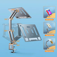 Adjustable Laptop Arm Mount for Desk with 360 Degree Rotation for Up to 17 Inch Laptops