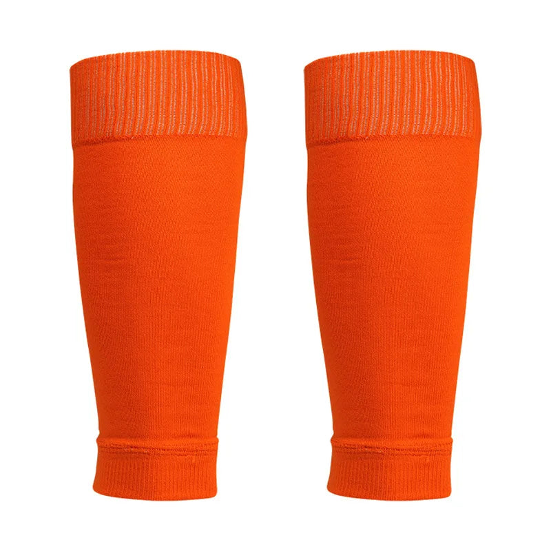 1 Pair Hight Elasticity Soccer Protective Socks Without Feet Kids Adults Shin Pads Guard For Football Sport Leg Support Sleeves - Buy online at  Vibe In Cart.