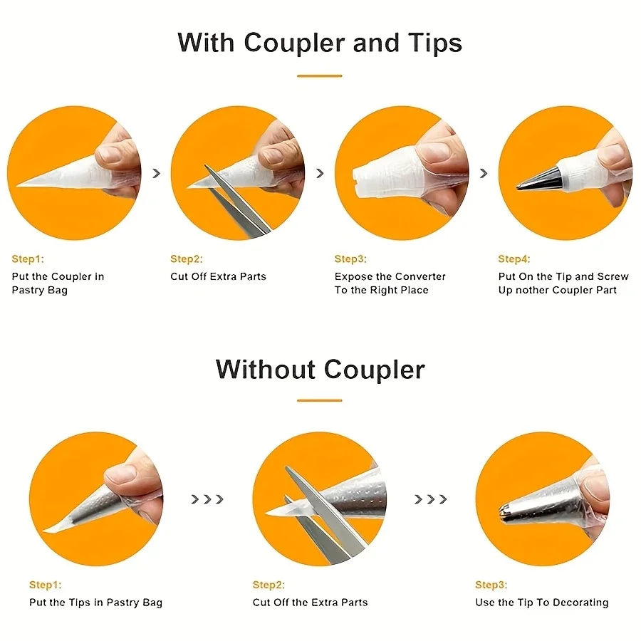 80PCS Cake Decorating Set-Non-Slip Turntable with 14 Piping Tips, Scrapers & Tools for Professional DIY Baking Tools Accessories - Buy online at  Vibe In Cart.