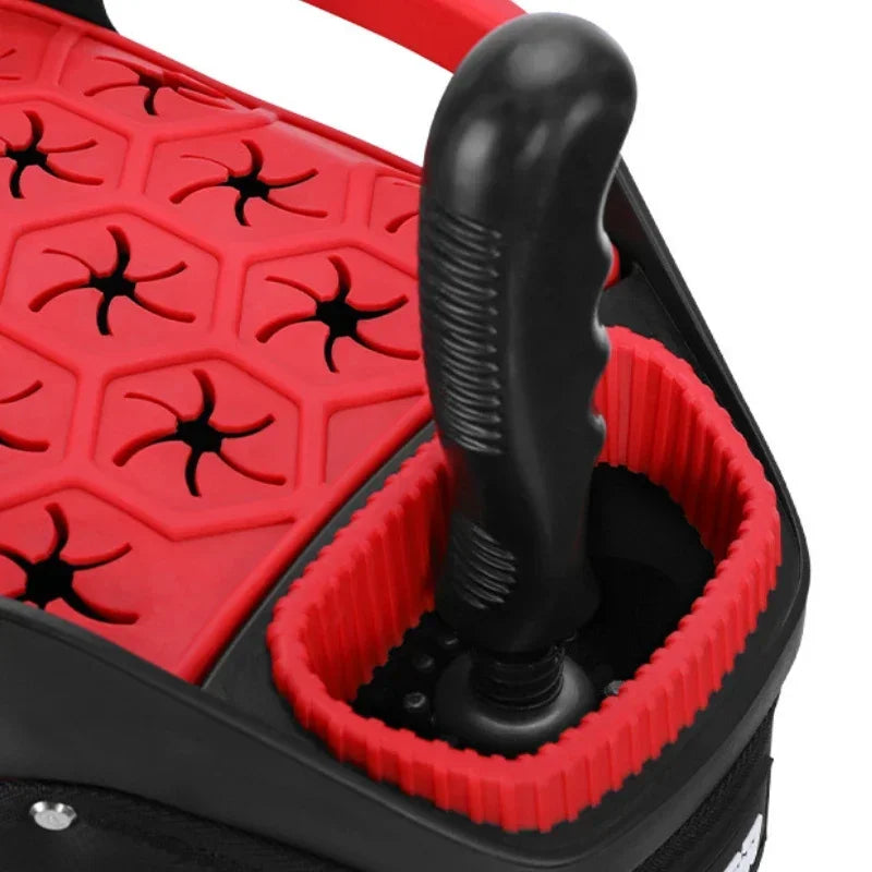 Travel Golf Bag with Fixed Club Holder, Nylon Material