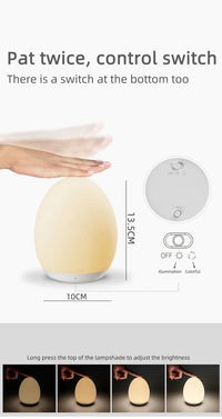 7 Color Changing Night Light RGB Remote Control Touch Dimmable Lamp Portable Table Bedside Lamps USB Rechargeable Night Lamp - Buy online at  Vibe In Cart.