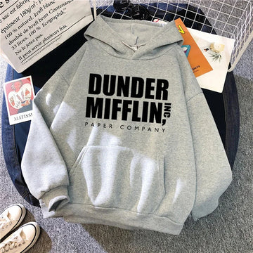 The Office Dunder Mufflin INC Paper Hoodie Dwight Schrute Sweatshirt  Men Women Hoodies Casual Pullover Hooded Sweater - Buy online at  Vibe In Cart.