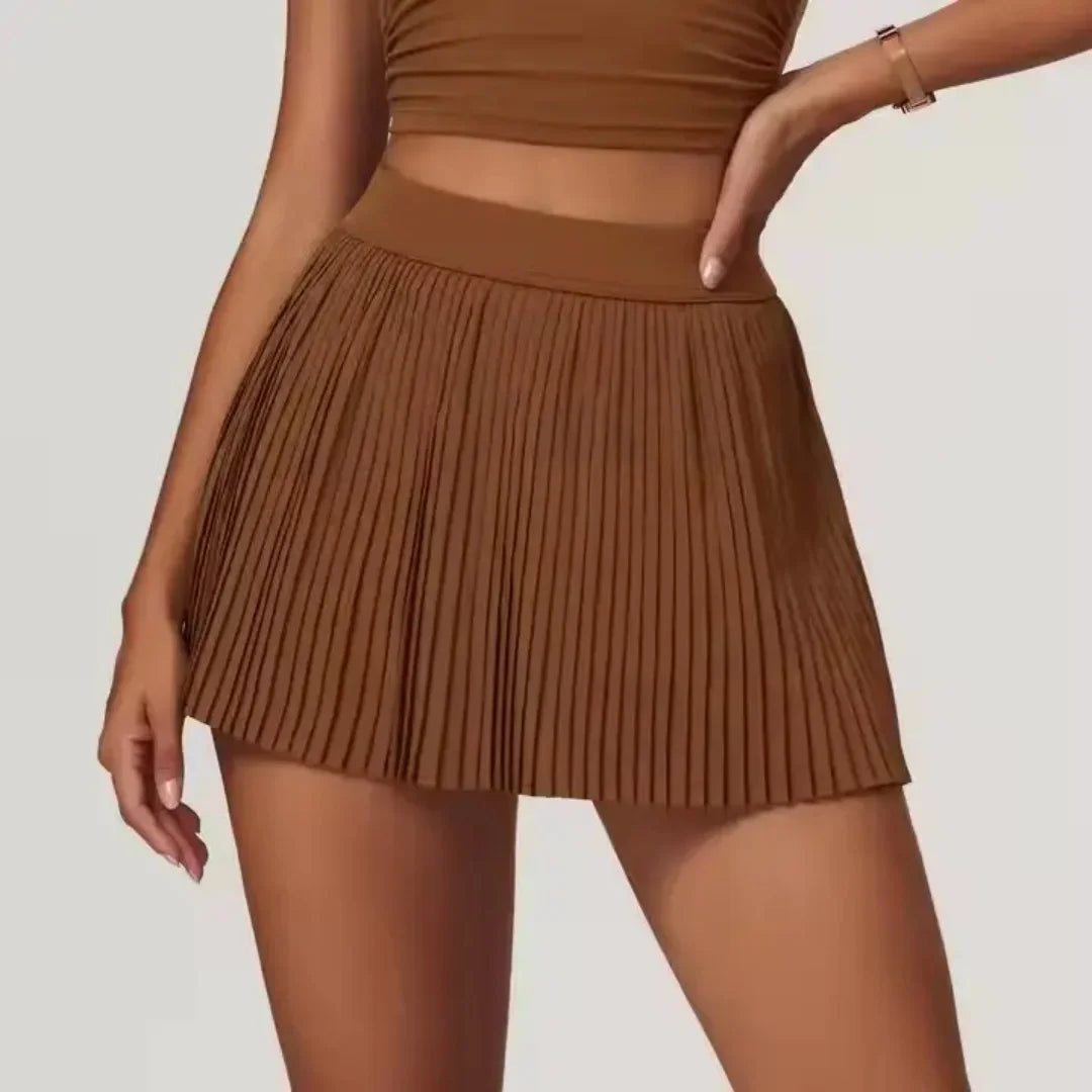 Women's fashion 2-in-1 golf tennis skirt pleated fitness suit with inner pocket, women's sexy style - Buy online at  Vibe In Cart.