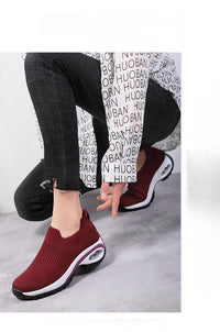 2024 summer New Women Fashion Casual Sport Shoes Wedge Platform Sneakers  Ladies Breathable  Vulcanized Shoes - Buy online at  Vibe In Cart.