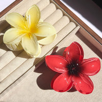 1/2/3 Pcs Hawaiian Gradient Flower Hair Claw Clip Women Fashion Large Hair Clip Girls Hairpin Barrettes Bohemia Hair Accessories - Buy online at  Vibe In Cart.
