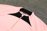 Long Sleeve Polyester Football Tracksuit Set for Men with Jacket and Pants