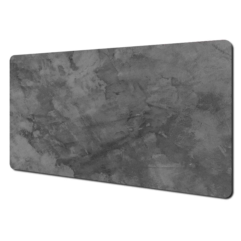 XXL Gray Rubber Mouse Pad With Stitched Edges For Gaming