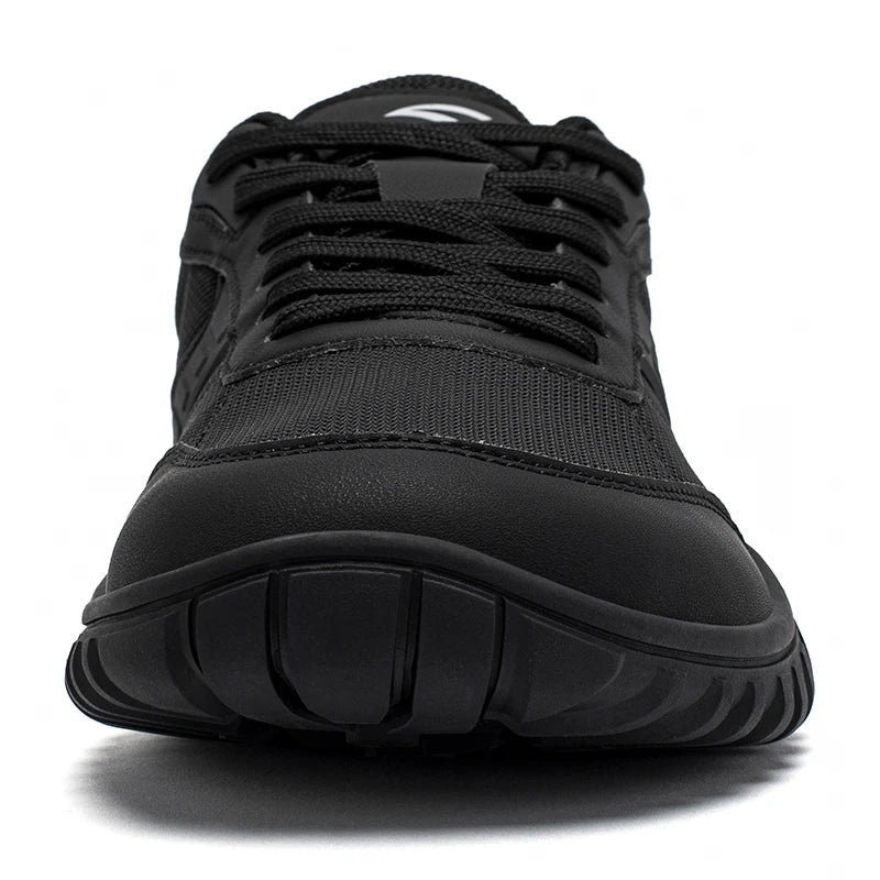 HOBIBEAR Minimalist Wide Toe Shoes Mens Womens Artificial Leather Running Sneakers Lace Up Lightweight Breathable Walking Shoes - Buy online at  Vibe In Cart.