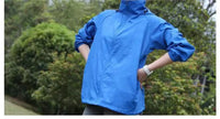 Hooded UV Waterproof Nylon Golf Jacket Unisex Foldable