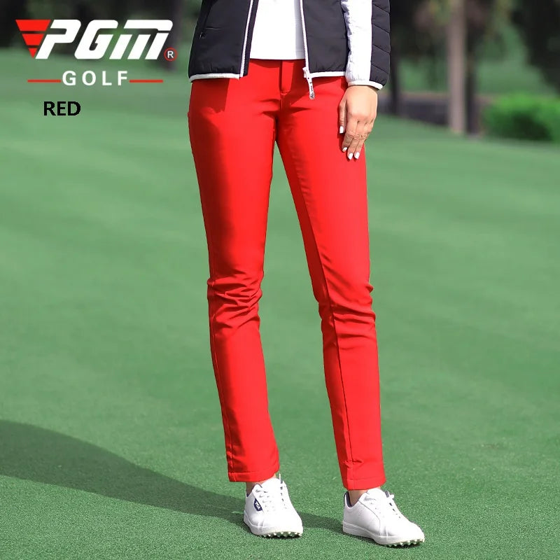 Women's Waterproof Winter Golf Pants Fleece Straight XS-XXXL