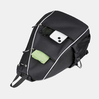 Nylon Adjustable Pickleball Sling Backpack with Multi-Pockets