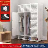 Modern Wooden Wardrobe with Shelves for Jewelry and Makeup