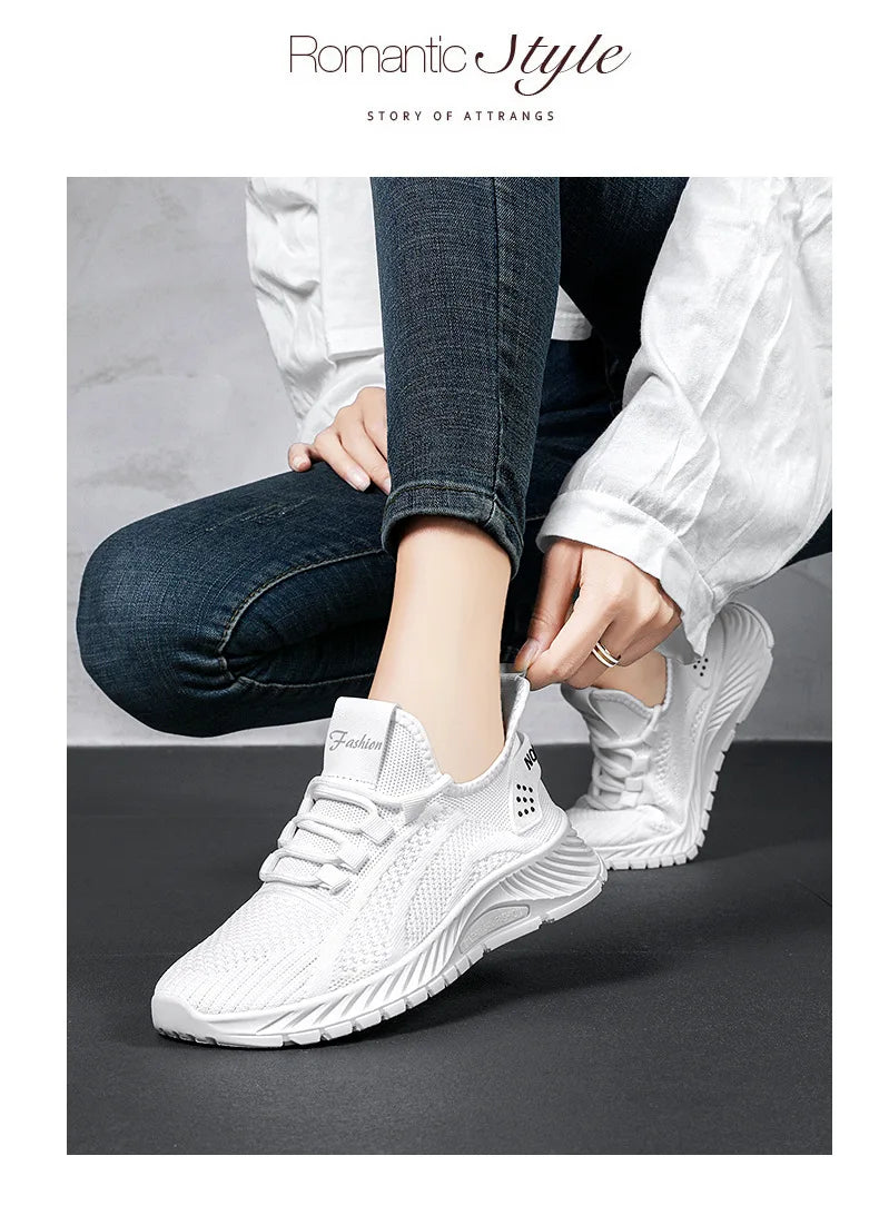 Women's Shoes Summer 2025 Casual Sneakers Breathable Mesh Lightweight Affordable Free Shipping - Buy online at  Vibe In Cart.