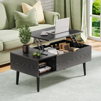 JHK Lift Top Coffee Tables For Living Room 39.37"x19.7" Desk Tea Wood Dining Tables Adjustable Storage Shelf Easy Lift Or Lower - Buy online at  Vibe In Cart.