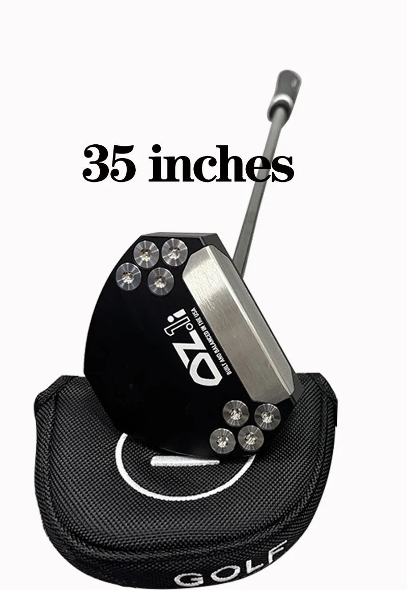 Right Handed Golf Putter with Steel Shaft, Black, 33-35 Inches