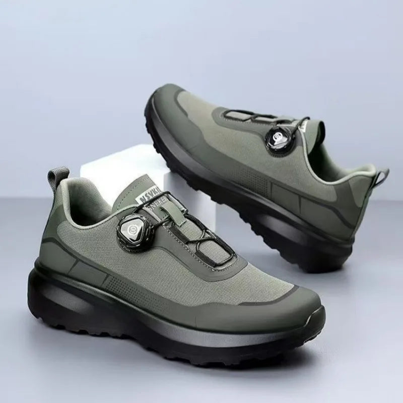 Original New Men Rotating-button Driving Sneakers Platform Casual Walking Shoes Outdoor Wear-resistant Running Sports Shoes Plus - Buy online at  Vibe In Cart.