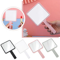 Handheld Makeup Mirror Square Makeup Vanity Mirror With Handle Hand Mirror SPA Salon Compact Mirrors - Buy online at  Vibe In Cart.