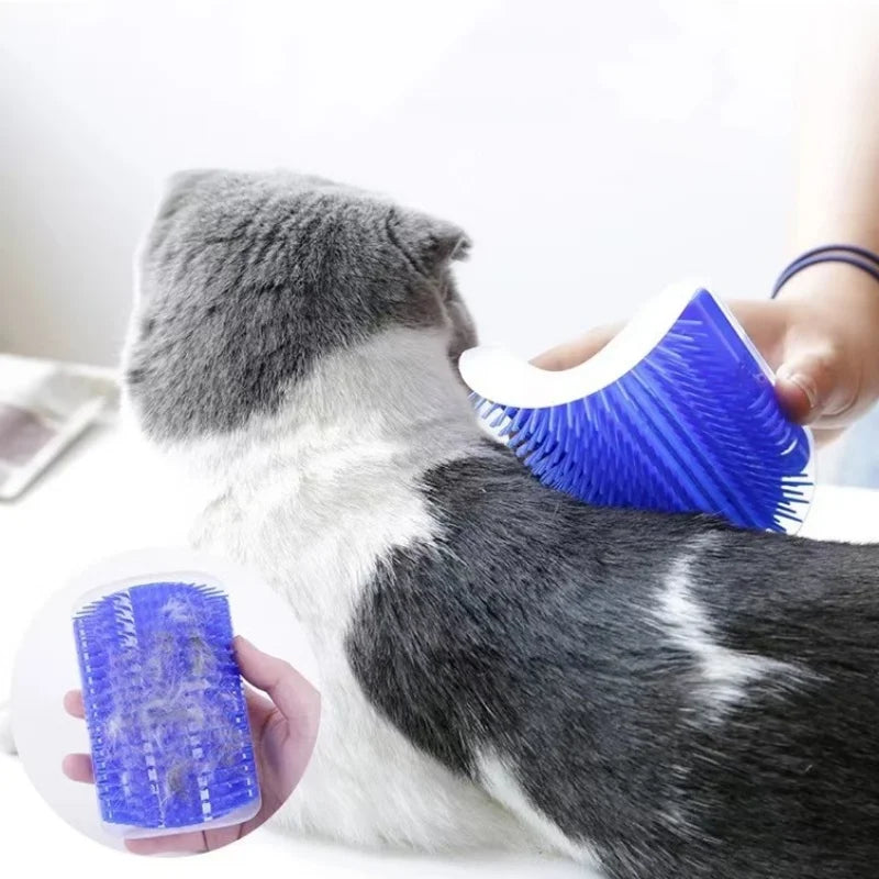 Cat Massage Tool Pet Hair Removal Massage Comb Wall Corner Self Cleaning Rubbing Brush Cats Toys Pet Beauty Supplies - Buy online at  Vibe In Cart.