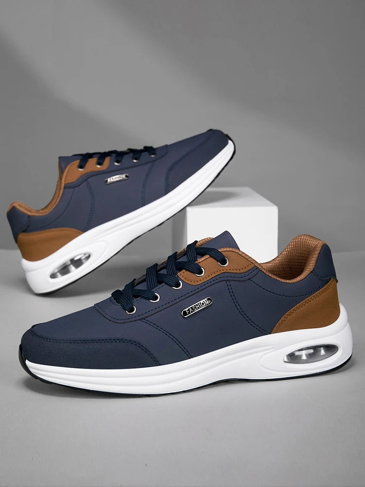 Men's Casual Sports Shoes Waterproof Walking Sports Shoes Casual Men's Leather Sports Shoes Non-slip Shoes Men's Tennis Shoes - Buy online at  Vibe In Cart.