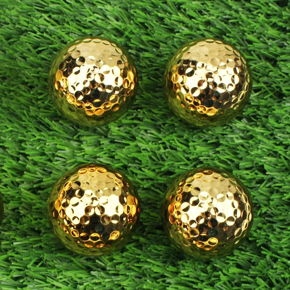 Golf Plated Balls Double Layer Competition Balls Gold Plated Balls Gift Balls Gold Plated Silver Plated Blue Plated Powder Balls - Buy online at  Vibe In Cart.