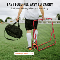 VEVOR 39X39FT Soccer Rebounder Rebound Net Portable Football Training Gifts Adjustable Angles Goal Net Aids & Equipment - Buy online at  Vibe In Cart.