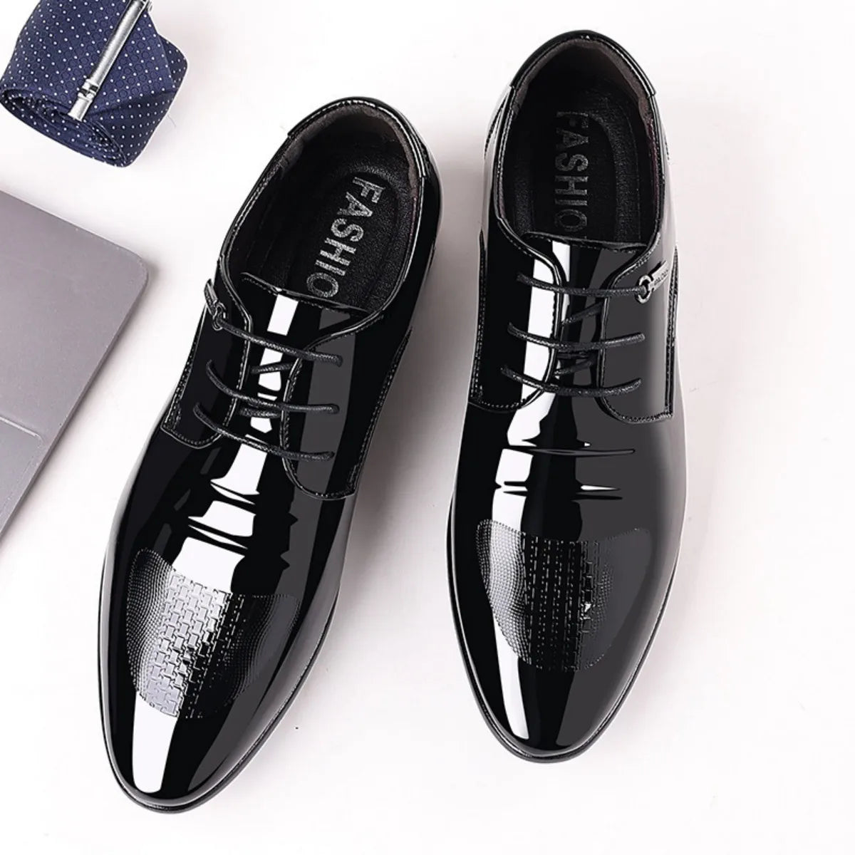 Men's Casual Dress Shoes Mesh Pattern Derby Shoe Classic Lace-up Pointed Formal Oxford Tuxedo Shoes For Men - Buy online at  Vibe In Cart.
