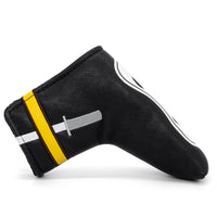 Leather Golf Club Headcover Set for Driver, Fairway, and Hybrid