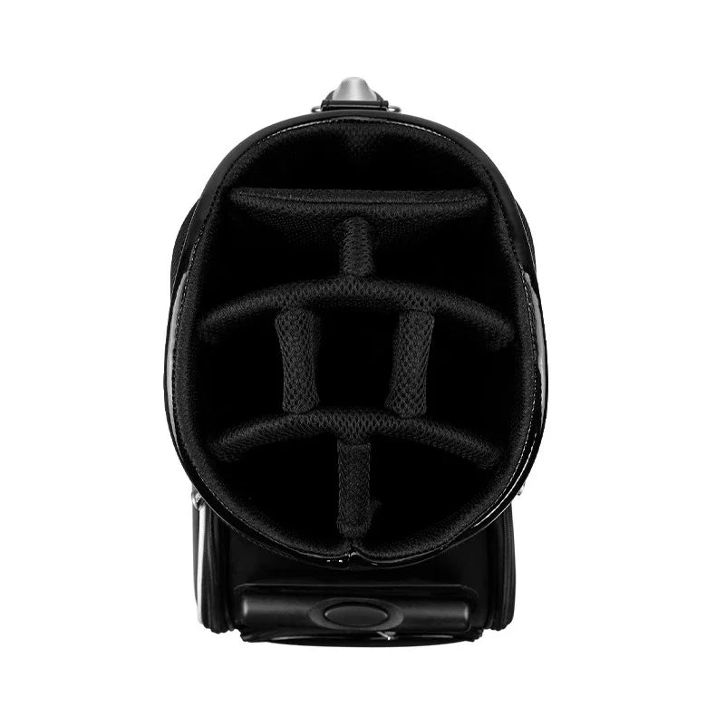 Waterproof PU Golf Ball Bag with Wheel and High Capacity