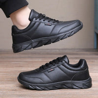 New Men's Sneakers Fashion Leather Men's Casual Shoes Outdoor Jogging Training Shoes High-Quality Comfortable Men's Shoes - Buy online at  Vibe In Cart.