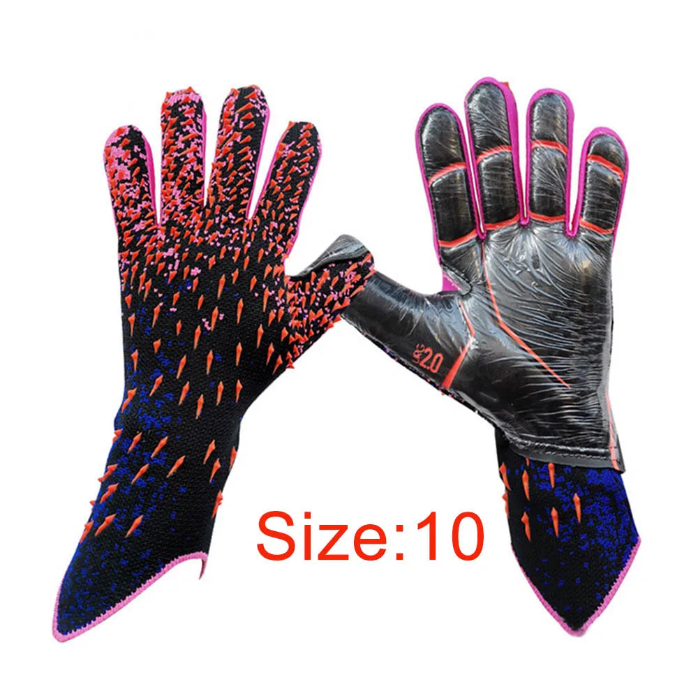 Soccer Goalie Gloves Latex Thickened Professional Goalkeeper Gloves for Adult Youth Football Sports Training and Match - Buy online at  Vibe In Cart.