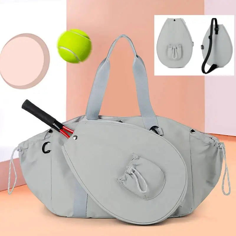 Detachable Tennis and Badminton Bag Outdoor Travel Shot Training Commuting Shoulder Bags Sport Fitness Pickleball Paddle Handbag - Buy online at  Vibe In Cart.