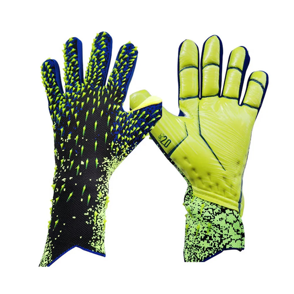 Soccer Goalie Gloves Latex Thickened Professional Goalkeeper Gloves for Adult Youth Football Sports Training and Match - Buy online at  Vibe In Cart.